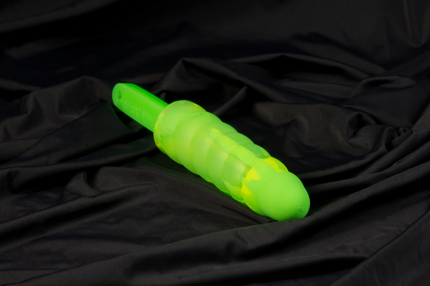 Swirl Gummy pop, Glow neon green drip, medium firmness