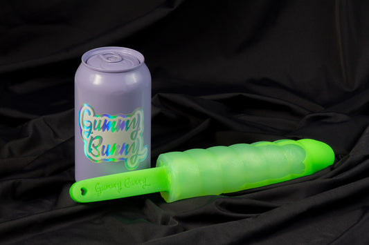 Swirl Gummy pop, Glow neon green drip, medium firmness
