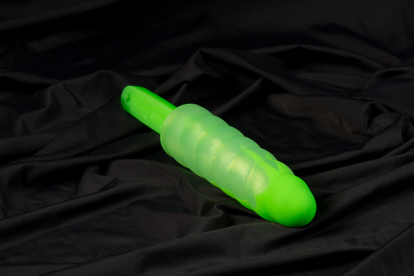Swirl Gummy pop, Glow neon green drip, medium firmness