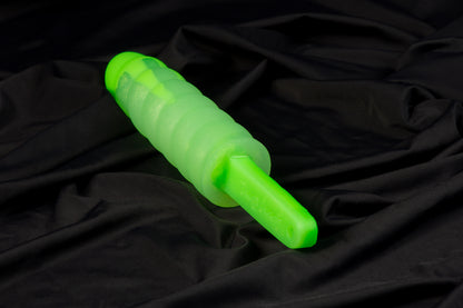 Swirl Gummy pop, Glow neon green drip, medium firmness