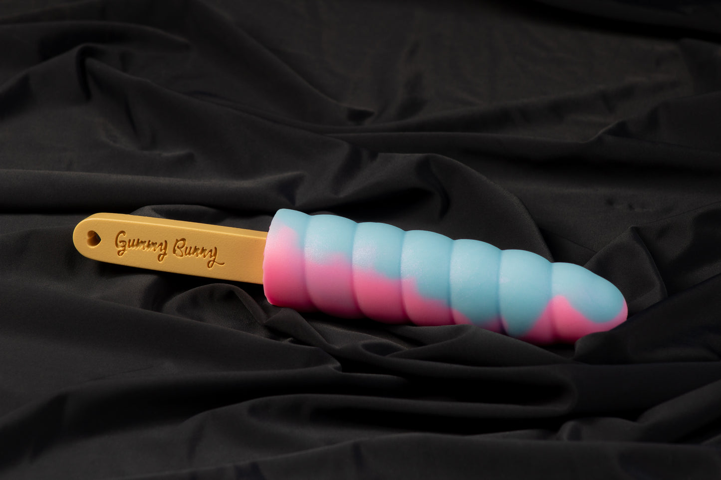 Swirl Gummy pop, Glow pink and blue, Medium firmness
