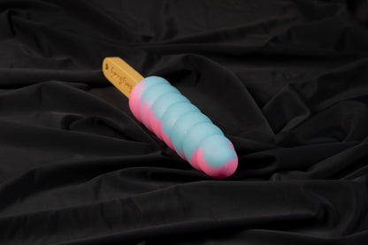 Swirl Gummy pop, Glow pink and blue, Medium firmness