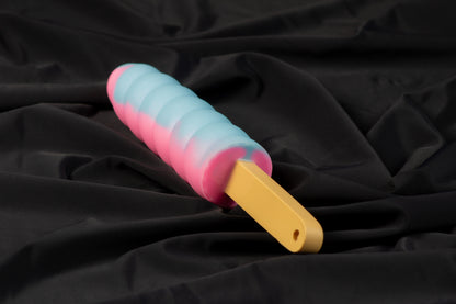 Swirl Gummy pop, Glow pink and blue, Medium firmness