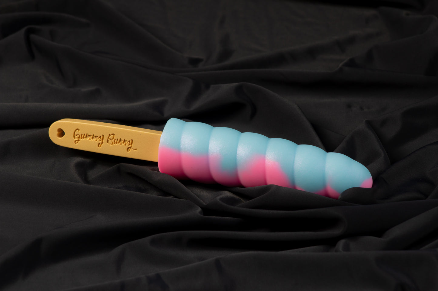 Swirl Gummy pop, Glow pink and blue, Medium firmness