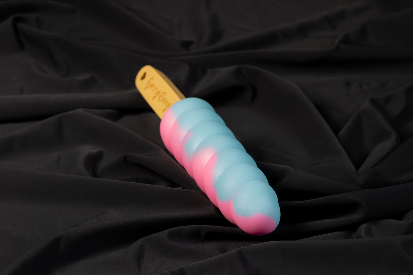 Swirl Gummy pop, Glow pink and blue, Medium firmness