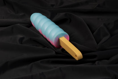 Swirl Gummy pop, Glow pink and blue, Medium firmness