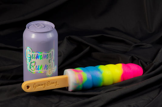 Swirl Gummy pop, Glow Rainbow, Hard firmness