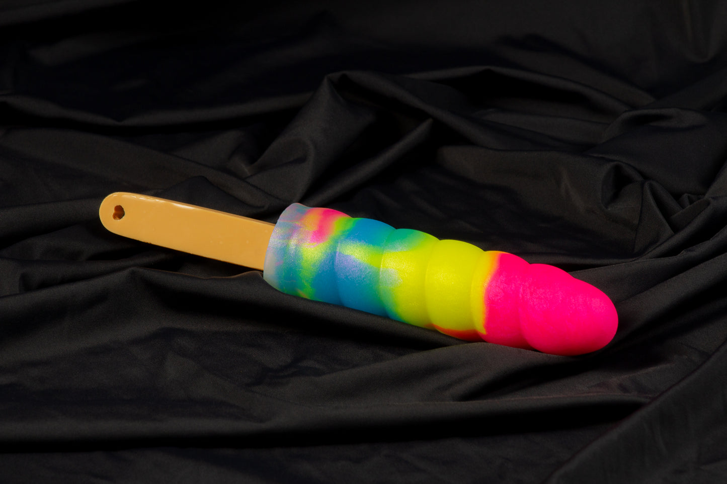 Swirl Gummy pop, Glow Rainbow, Hard firmness