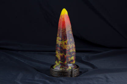 Medium Bloomstone in lava color, split firmness