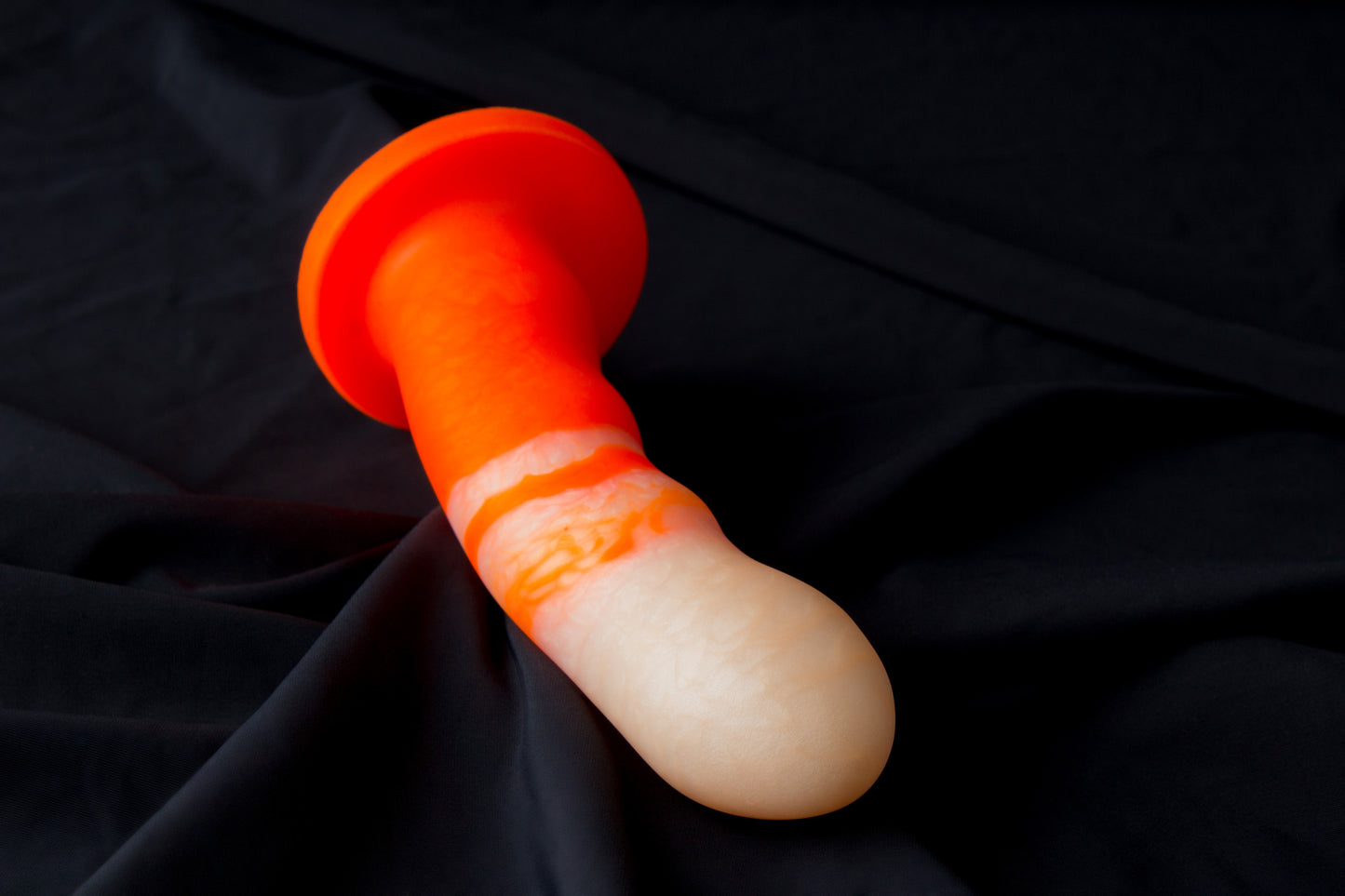 Petunia, Glow orange and pearl color, Hard firmness